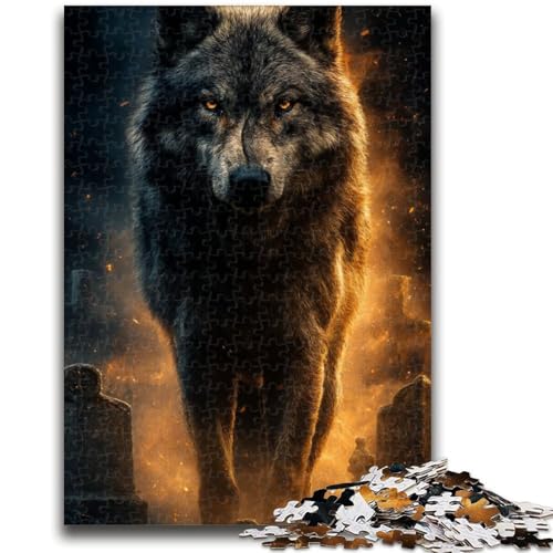 Puzzle für Erwachsene, 1000 Teile, Wolf, Familienspaß, ganze Familie, ab 14 Jahren, 38x26cm Puzzle für Erwachsene, 1000 Teile, Wolf, Familienspaß, ganze Familie, ab 14 Jahren, 38x26cm von LYXIANY