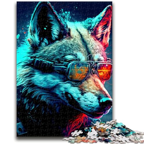 Puzzle für Erwachsene, 1000 Teile, Wolf, Familienspaß, ganze Familie, ab 14 Jahren, 50x75cm von LYXIANY