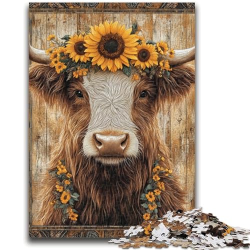 Puzzle für Erwachsene, 1000 Teile, Yak-Familienspaß, ganze Familie, ab 14 Jahren, 50x75cm Puzzle für Erwachsene, 1000 Teile, Yak-Familienspaß, ganze Familie, ab 14 Jahren, 50x75cm von LYXIANY