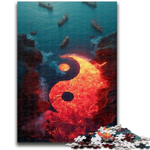 Puzzle für Erwachsene, 1000 Teile, Yin und Yang, hilft dem Gehirn, süchtig machendes Spielzeug zu trainieren, um Geduld zu fördern, EIN Kunstwerk, 38x26cm Puzzle für Erwachsene, 1000 Teile, Yin und Yang, hilft dem Gehirn, süchtig machendes Spielzeug zu trainieren, um Geduld zu fördern, EIN Kunstwerk, 38x26cm von LYXIANY