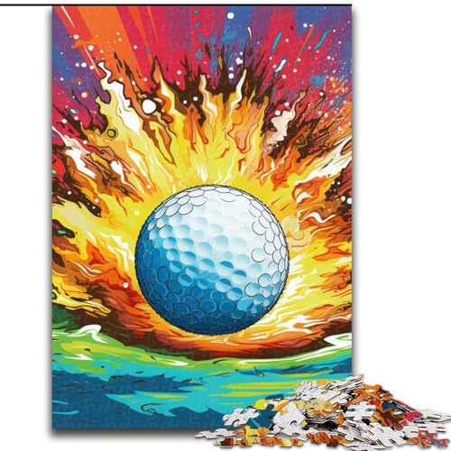 Puzzle für Erwachsene, 1000 Teile, buntes Golf-Puzzle aus Pappe, 26x38cm, Denkspiel für Teenager und Familieninteraktion Puzzle für Erwachsene, 1000 Teile, buntes Golf-Puzzle aus Pappe, 26x38cm, Denkspiel für Teenager und Familieninteraktion von LYXIANY