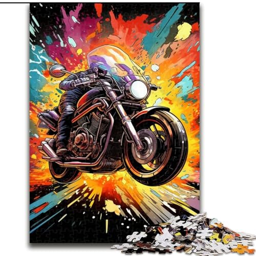 Puzzle für Erwachsene, 1000 Teile, buntes Motorrad, 1000-teiliges Puzzle, anspruchsvolles Denkspiel für Teenager, Spaß am Familienspielabend, 50x75cm Puzzle für Erwachsene, 1000 Teile, buntes Motorrad, 1000-teiliges Puzzle, anspruchsvolles Denkspiel für Teenager, Spaß am Familienspielabend, 50x75cm von LYXIANY
