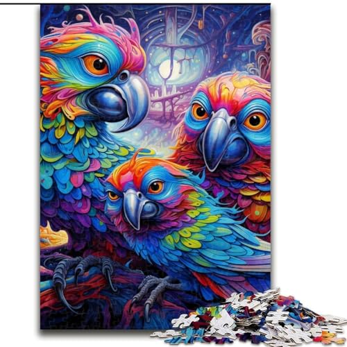 Puzzle für Erwachsene, 1000 Teile, buntes Papageien-Puzzle für Erwachsene, 1000-teiliges Familienaktivitätsspiel für Teenager, DIY-Heimdekor, Denksportaufgabe, Geschenk, 50x75cm Puzzle für Erwachsene, 1000 Teile, buntes Papageien-Puzzle für Erwachsene, 1000-teiliges Familienaktivitätsspiel für Teenager, DIY-Heimdekor, Denksportaufgabe, Geschenk, 50x75cm von LYXIANY