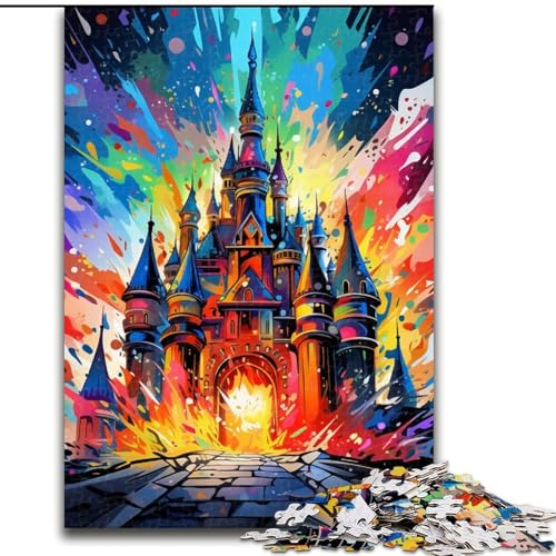 Puzzle für Erwachsene, 1000 Teile, buntes Schloss-Puzzle für Erwachsene, 50x75cm, Eltern, Partner, Freunde – ab 14 Jahren Puzzle für Erwachsene, 1000 Teile, buntes Schloss-Puzzle für Erwachsene, 50x75cm, Eltern, Partner, Freunde – ab 14 Jahren von LYXIANY
