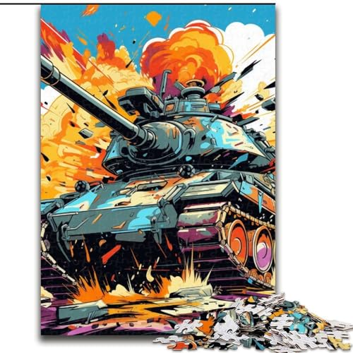Puzzle für Erwachsene, 1000 Teile, farbenfroher Kunstpanzer, Holzpuzzle, 50x75cm, Denkspiel für Teenager und Familieninteraktion Puzzle für Erwachsene, 1000 Teile, farbenfroher Kunstpanzer, Holzpuzzle, 50x75cm, Denkspiel für Teenager und Familieninteraktion von LYXIANY