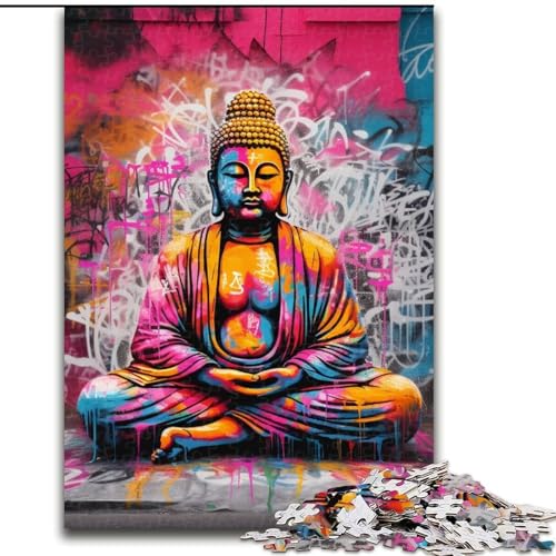 Puzzle für Erwachsene, 1000 Teile, farbenfrohes Buddha-Puzzle, 1000 Teile, anspruchsvolles Denkspiel für Teenager, perfekt als Heimdekoration oder Geschenk, 50x75cm Puzzle für Erwachsene, 1000 Teile, farbenfrohes Buddha-Puzzle, 1000 Teile, anspruchsvolles Denkspiel für Teenager, perfekt als Heimdekoration oder Geschenk, 50x75cm von LYXIANY