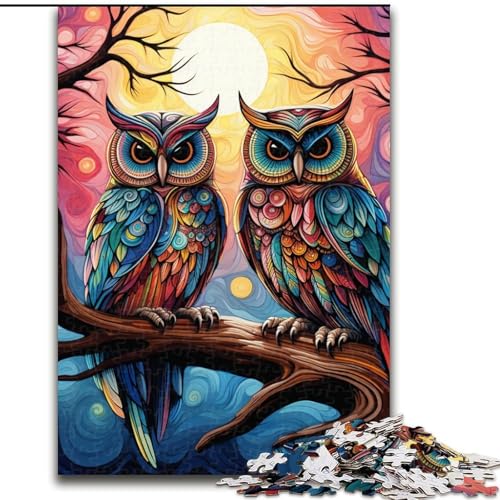 Puzzle für Erwachsene, 1000 Teile, farbenfrohes Eulen-Puzzle für Erwachsene, 26x38cm, Eltern, Partner, Freunde – ab 14 Jahren Puzzle für Erwachsene, 1000 Teile, farbenfrohes Eulen-Puzzle für Erwachsene, 26x38cm, Eltern, Partner, Freunde – ab 14 Jahren von LYXIANY