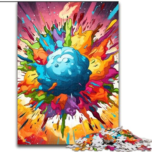 Puzzle für Erwachsene, 1000 Teile, farbenfrohes Explosions-Puzzle aus Pappe, 26x38cm, Denkspiel für Teenager und Familieninteraktion Puzzle für Erwachsene, 1000 Teile, farbenfrohes Explosions-Puzzle aus Pappe, 26x38cm, Denkspiel für Teenager und Familieninteraktion von LYXIANY