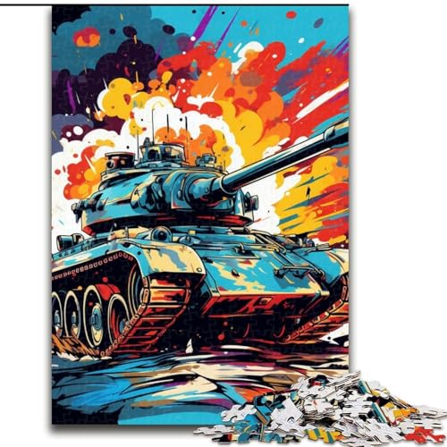 Puzzle für Erwachsene, 1000 Teile, farbenfrohes Kunst-Panzer-Puzzle, 1000 Teile für Erwachsene, interaktives Familienspiel, Gehirn-Herausforderungsgeschenk, 50x75cm Puzzle für Erwachsene, 1000 Teile, farbenfrohes Kunst-Panzer-Puzzle, 1000 Teile für Erwachsene, interaktives Familienspiel, Gehirn-Herausforderungsgeschenk, 50x75cm von LYXIANY
