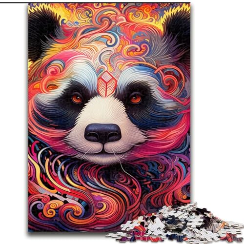 Puzzle für Erwachsene, 1000 Teile, farbenfrohes Panda-Kunst-Holzpuzzle, 50x75cm, Denkspiel für Teenager und Familieninteraktion Puzzle für Erwachsene, 1000 Teile, farbenfrohes Panda-Kunst-Holzpuzzle, 50x75cm, Denkspiel für Teenager und Familieninteraktion von LYXIANY