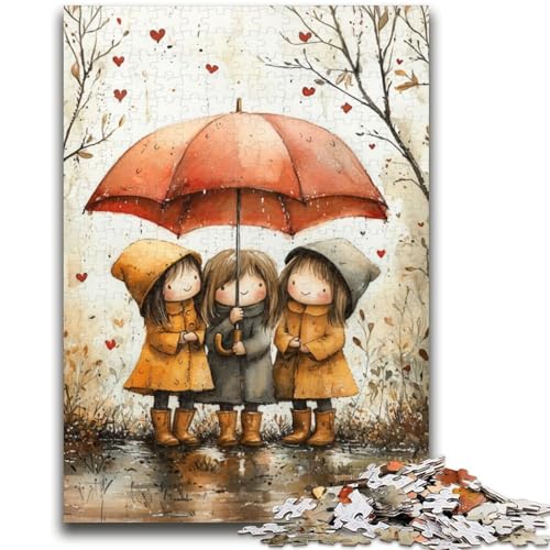 Puzzle für Erwachsene, 1000 Teile, kleines Mädchen mit Regenschirm, Spielzeug, Lernspiele, Stressabbau, geeignet für die Schreibtischdekoration, 26x38cm Puzzle für Erwachsene, 1000 Teile, kleines Mädchen mit Regenschirm, Spielzeug, Lernspiele, Stressabbau, geeignet für die Schreibtischdekoration, 26x38cm von LYXIANY