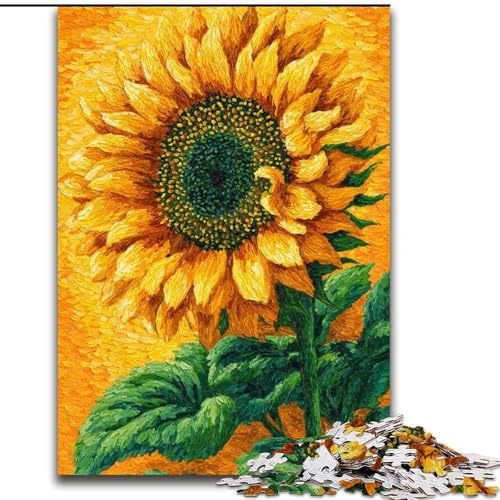 Puzzle für Erwachsene, 1000 Teile, psychedelisches Sonnenblumen-Puzzle aus Holz, anspruchsvolles DIY-Denkspiel, interaktives Familienspiel, Größe 50x75cm Puzzle für Erwachsene, 1000 Teile, psychedelisches Sonnenblumen-Puzzle aus Holz, anspruchsvolles DIY-Denkspiel, interaktives Familienspiel, Größe 50x75cm von LYXIANY
