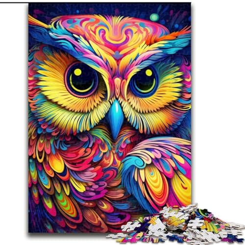 Puzzle für Erwachsene, 1000 Teile, rosa Eulen-Puzzle aus Karton, 26x38cm, Denkspiel für Teenager und Familieninteraktion Puzzle für Erwachsene, 1000 Teile, rosa Eulen-Puzzle aus Karton, 26x38cm, Denkspiel für Teenager und Familieninteraktion von LYXIANY