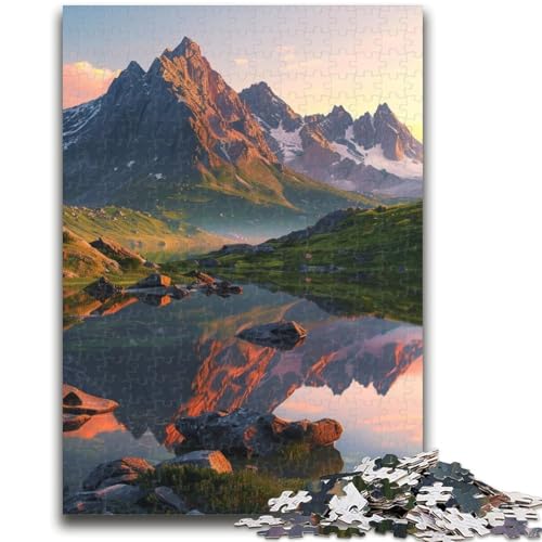 Puzzle für Erwachsene, 1000 Teile, schöne Berge und Seen, für Lernspiele, Herausforderungsspielzeug, ganze Familie, 50x75cm Puzzle für Erwachsene, 1000 Teile, schöne Berge und Seen, für Lernspiele, Herausforderungsspielzeug, ganze Familie, 50x75cm von LYXIANY