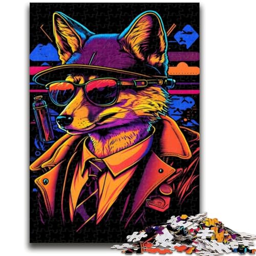 Puzzle für Erwachsene, 1000 Teile, schwierig, Rotfuchs, Doktor, Gangster, Lernspiele, DIY-Spielzeug, ganze Familie, 50x75cm von LYXIANY