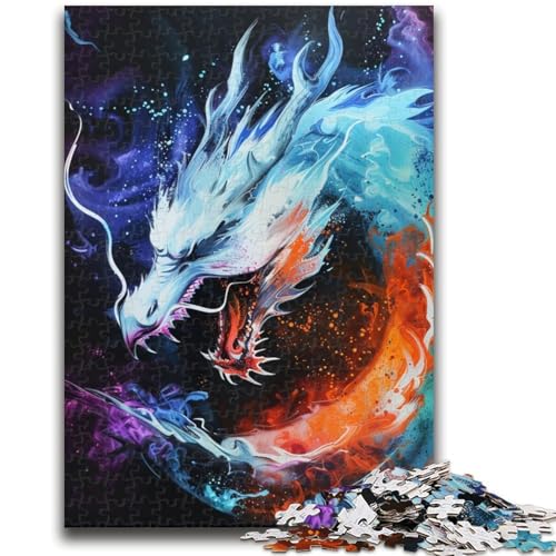 Puzzle für Erwachsene, 1000 Teile, schwierig, geheimnisvoller Drache, Stressabbau, schwierige Herausforderung, gutes Geschenk für die ganze Familie, 50x75cm Puzzle für Erwachsene, 1000 Teile, schwierig, geheimnisvoller Drache, Stressabbau, schwierige Herausforderung, gutes Geschenk für die ganze Familie, 50x75cm von LYXIANY