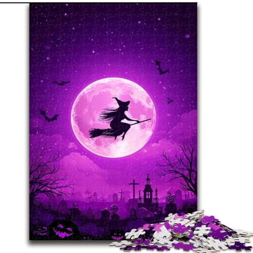 Puzzle für Erwachsene, 1000 Teile, schwierige Hexe, Elefantenspielzeug, intellektuelles Spiel, Geburtstagsgeschenk, Geschenke, Wandkunst für Kinder ab 14 Jahren (Größe 26x38cm) von LYXIANY