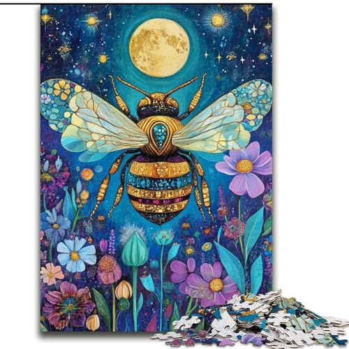 Puzzle für Erwachsene, 1000 Teile, schwierige magische Biene, Lernspielzeug, Familienspiele, einzigartige Geburtstags- und Geschenkideen (Größe 50x75cm) von LYXIANY