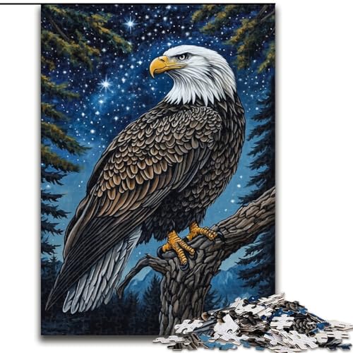 Puzzle für Erwachsene, 1000 Teile, schwieriger Fantasy-Adler, Lernspielzeug, Familienspiele, einzigartige Geburtstags- und Geschenkideen (Größe 50x75cm) von LYXIANY