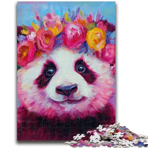 Puzzle für Erwachsene, 1000 Teile, schwieriges Panda-Malen, Stressabbau, schwierige Herausforderung, gutes Geschenk für die ganze Familie, 26x38cm Puzzle für Erwachsene, 1000 Teile, schwieriges Panda-Malen, Stressabbau, schwierige Herausforderung, gutes Geschenk für die ganze Familie, 26x38cm von LYXIANY