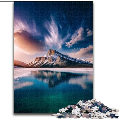 Puzzle für Erwachsene, 1000 Teile, wunderschöne Berge und Seen, für Familienspaß, perfekt für den Urlaub, interaktive Spieleabende (Größe 26x38cm) von LYXIANY