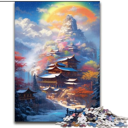 Puzzle für Erwachsene, 1000-teiliger Berg mit bunten Sternen. 1000-teiliges Puzzle, anspruchsvolles Denkspiel für Teenager und Familien, Größe 50x75cm Puzzle für Erwachsene, 1000-teiliger Berg mit bunten Sternen. 1000-teiliges Puzzle, anspruchsvolles Denkspiel für Teenager und Familien, Größe 50x75cm von LYXIANY