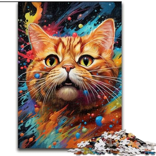 Puzzle für Erwachsene, 1000-teiliges Katzen-Puzzle für Erwachsene, 26x38cm, Eltern, Partner, Freunde – ab 14 Jahren Puzzle für Erwachsene, 1000-teiliges Katzen-Puzzle für Erwachsene, 26x38cm, Eltern, Partner, Freunde – ab 14 Jahren von LYXIANY