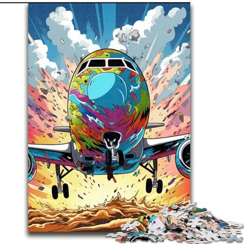 Puzzle für Erwachsene, 1000-teiliges Kunst-Flugzeug-Puzzle für Erwachsene, 26x38cm, Eltern, Partner, Freunde – ab 14 Jahren Puzzle für Erwachsene, 1000-teiliges Kunst-Flugzeug-Puzzle für Erwachsene, 26x38cm, Eltern, Partner, Freunde – ab 14 Jahren von LYXIANY