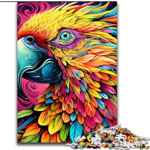 Puzzle für Erwachsene, 1000-teiliges Papageien-Holzpuzzle, 50x75cm, Denkspiel für Teenager und Familieninteraktion Puzzle für Erwachsene, 1000-teiliges Papageien-Holzpuzzle, 50x75cm, Denkspiel für Teenager und Familieninteraktion von LYXIANY