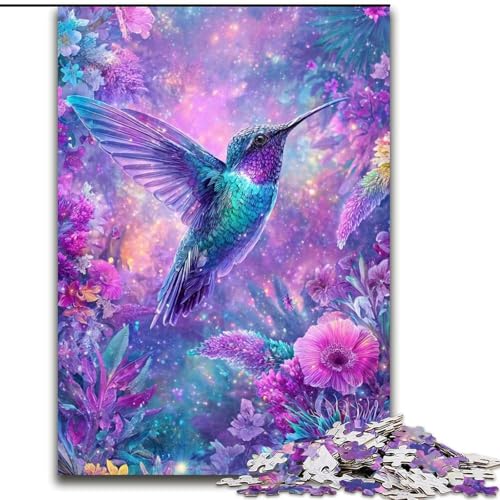 Puzzle für Erwachsene, 1000-teiliges Puzzle, Fantasie-Kolibri, für Lernspiele, Herausforderungsspielzeug, zur Verbesserung des Gedächtnisses, für Kinder ab 14 Jahren (Größe 26x38cm) von LYXIANY