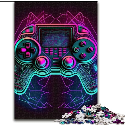 Puzzle für Erwachsene, 1000-teiliges Puzzle, Neon-Spiel, für 14+, anspruchsvolles Spiel als Geschenk für die ganze Familie und Freunde (Größe 26x38cm) von LYXIANY