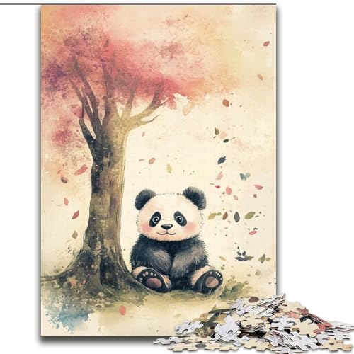 Puzzle für Erwachsene, 1000-teiliges Puzzle, Panda, Quizspiel, stärkt die Liebe zwischen Paaren, für Kinder ab 14 Jahren (Größe 50x75cm) von LYXIANY