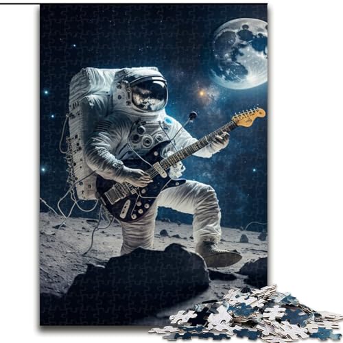 Puzzle für Erwachsene, 1000-teiliges Puzzle Astronaut spielt Gitarre für Erwachsene, perfekt für Familienfeiern, Geburtstage, Feiertage, Größe: 50x75cm Puzzle für Erwachsene, 1000-teiliges Puzzle Astronaut spielt Gitarre für Erwachsene, perfekt für Familienfeiern, Geburtstage, Feiertage, Größe: 50x75cm von LYXIANY