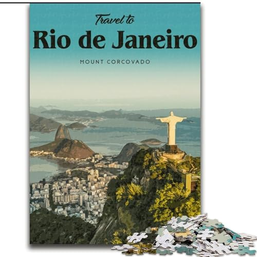 Puzzle für Erwachsene, 1000-teiliges Puzzle Besuchen Sie Rio, Stressabbau-Spielzeug, einzigartige Geburtstags- und Geschenkideen für Kinder ab 14 Jahren, 26x38cm Puzzle für Erwachsene, 1000-teiliges Puzzle Besuchen Sie Rio, Stressabbau-Spielzeug, einzigartige Geburtstags- und Geschenkideen für Kinder ab 14 Jahren, 26x38cm von LYXIANY
