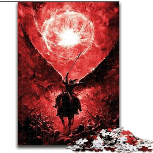 Puzzle für Erwachsene, 1000-teiliges Puzzle Der dunkle Ritter, für Lernspiele, Herausforderungsspielzeug, zur Verbesserung des Gedächtnisses, für Kinder ab 14 Jahren (Größe 26x38cm) von LYXIANY