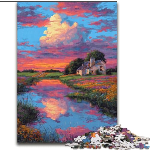Puzzle für Erwachsene, 1000-teiliges Puzzle im japanischen Stil aus Holz, anspruchsvolles Denkspiel für Teenager, Spaß für den Familienspieleabend, Größe 50x75cm Puzzle für Erwachsene, 1000-teiliges Puzzle im japanischen Stil aus Holz, anspruchsvolles Denkspiel für Teenager, Spaß für den Familienspieleabend, Größe 50x75cm von LYXIANY