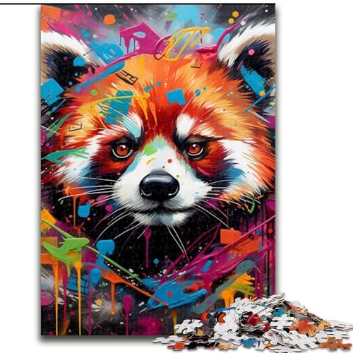 Puzzle für Erwachsene, 1000-teiliges Roter Panda-Puzzle, 1000 Teile für Erwachsene, interaktives Familienspiel, Gehirn-Herausforderungsgeschenk, 50x75cm Puzzle für Erwachsene, 1000-teiliges Roter Panda-Puzzle, 1000 Teile für Erwachsene, interaktives Familienspiel, Gehirn-Herausforderungsgeschenk, 50x75cm von LYXIANY