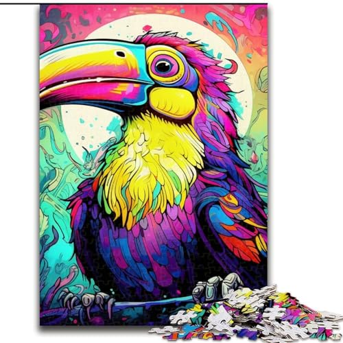 Puzzle für Erwachsene, 1000-teiliges Tukan-Holzpuzzle, 50x75cm, Denkspiel für Teenager und Familieninteraktion Puzzle für Erwachsene, 1000-teiliges Tukan-Holzpuzzle, 50x75cm, Denkspiel für Teenager und Familieninteraktion von LYXIANY