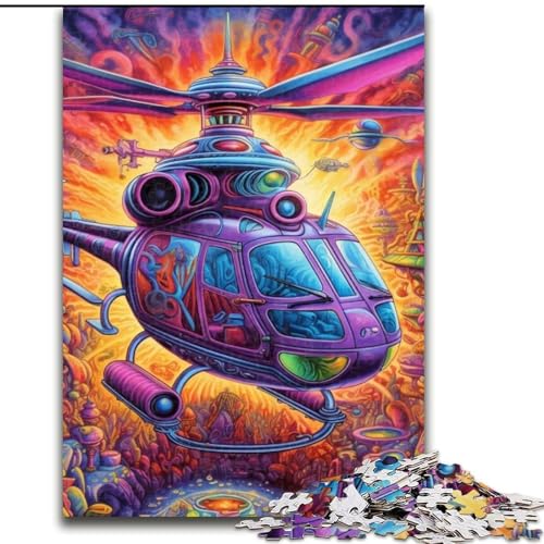 Puzzle für Erwachsene, 1000-teiliges buntes Hubschrauber-Puzzle, 1000 Teile für Erwachsene, interaktives Familienspiel, Gehirn-Herausforderungsgeschenk, 50x75cm Puzzle für Erwachsene, 1000-teiliges buntes Hubschrauber-Puzzle, 1000 Teile für Erwachsene, interaktives Familienspiel, Gehirn-Herausforderungsgeschenk, 50x75cm von LYXIANY