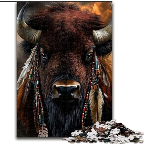 Puzzle für Erwachsene, 1000-teiliges indisches Yak-Puzzle aus Holz, anspruchsvolles Denkspiel für Teenager, Spaß für den Spieleabend mit der Familie, Größe 50x75cm Puzzle für Erwachsene, 1000-teiliges indisches Yak-Puzzle aus Holz, anspruchsvolles Denkspiel für Teenager, Spaß für den Spieleabend mit der Familie, Größe 50x75cm von LYXIANY