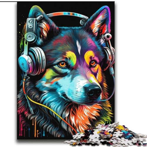 Puzzle für Erwachsene, 2000 Husky-Kopfhörer, Lernspiele, Heimdekoration, Geburtstagsgeschenk, Geschenke für Kinder ab 14 Jahren, 70x100cm Puzzle für Erwachsene, 2000 Husky-Kopfhörer, Lernspiele, Heimdekoration, Geburtstagsgeschenk, Geschenke für Kinder ab 14 Jahren, 70x100cm von LYXIANY