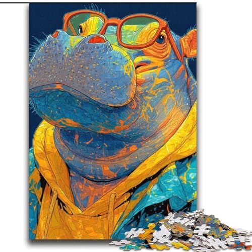 Puzzle für Erwachsene, 2000 Nilpferde, ab 14 Jahren, Denksportspiel, Erwachsene und Jugendliche, 70x100cm Puzzle für Erwachsene, 2000 Nilpferde, ab 14 Jahren, Denksportspiel, Erwachsene und Jugendliche, 70x100cm von LYXIANY