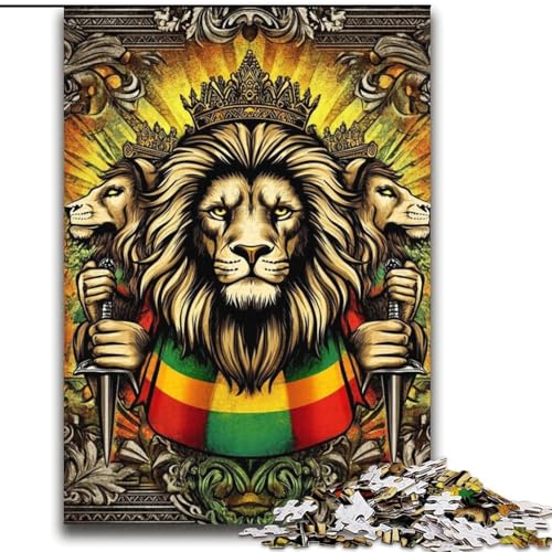Puzzle für Erwachsene, 2000 Puzzles, Löwen-Denkspiel, Wanddekoration, einzigartige Geburtstags, 70x100cm Puzzle für Erwachsene, 2000 Puzzles, Löwen-Denkspiel, Wanddekoration, einzigartige Geburtstags, 70x100cm von LYXIANY