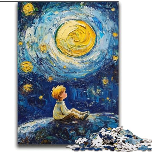 Puzzle für Erwachsene, 2000 Teile, Der kleine Prinz des Nachthimmels, Lernspielzeug, Familienspiele, stärkt die Liebe zwischen Paaren, 70x100cm Puzzle für Erwachsene, 2000 Teile, Der kleine Prinz des Nachthimmels, Lernspielzeug, Familienspiele, stärkt die Liebe zwischen Paaren, 70x100cm von LYXIANY