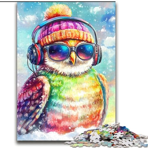 Puzzle für Erwachsene, 2000 Teile, Eule hört Musik, für Lernspiele, Herausforderung, Spielzeug, Geburtstagsgeschenk, Geschenke, Wandkunst, 70x100cm Puzzle für Erwachsene, 2000 Teile, Eule hört Musik, für Lernspiele, Herausforderung, Spielzeug, Geburtstagsgeschenk, Geschenke, Wandkunst, 70x100cm von LYXIANY