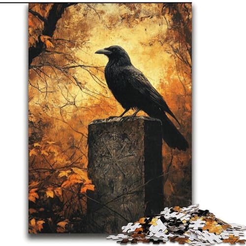 Puzzle für Erwachsene, 2000 Teile, Herbstkrähen, Lernspiele, Heimdekoration, Lernspiel für Geburtstag, Weihnachten, 70x100cm von LYXIANY