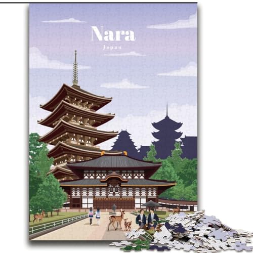 Puzzle für Erwachsene, 2000 Teile, schwierige Reise nach Nara, anspruchsvolles Spiel und Familienspiel mit passendem Poster und Quizblatt, 70x100cm Puzzle für Erwachsene, 2000 Teile, schwierige Reise nach Nara, anspruchsvolles Spiel und Familienspiel mit passendem Poster und Quizblatt, 70x100cm von LYXIANY