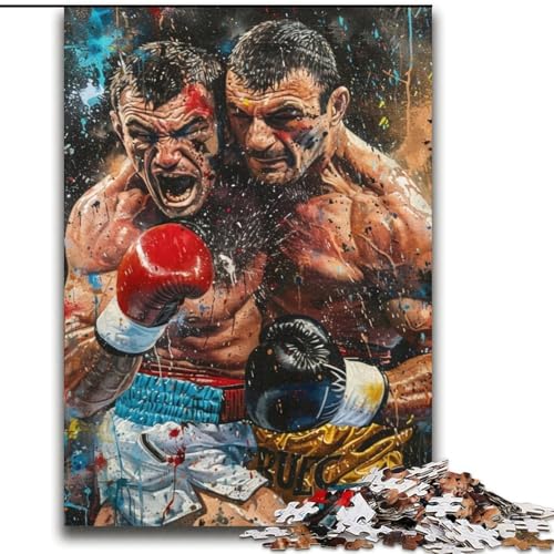 Puzzle für Erwachsene, 2000-teiliges Puzzle, Boxer, Stressabbau, Staycation-Zeitvertreib-Wunschliste mit Weihnachtsmann, 70x100cm Puzzle für Erwachsene, 2000-teiliges Puzzle, Boxer, Stressabbau, Staycation-Zeitvertreib-Wunschliste mit Weihnachtsmann, 70x100cm von LYXIANY