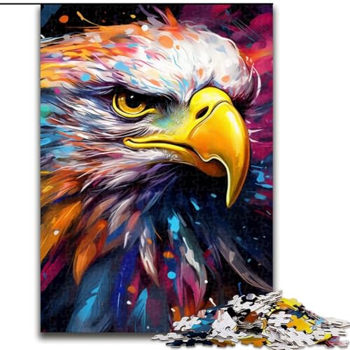 Puzzle für Erwachsene, Adler-Puzzle für Erwachsene, Größe: 50x75cm, für Reiseliebhaber und Paare, anspruchsvolles Spielzeug von LYXIANY