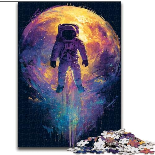 Puzzle für Erwachsene, Astronauten im Weltraum, Lernspielzeug für Kinder ab 14 Jahren, ganze Familie (Größe 50x75cm) von LYXIANY